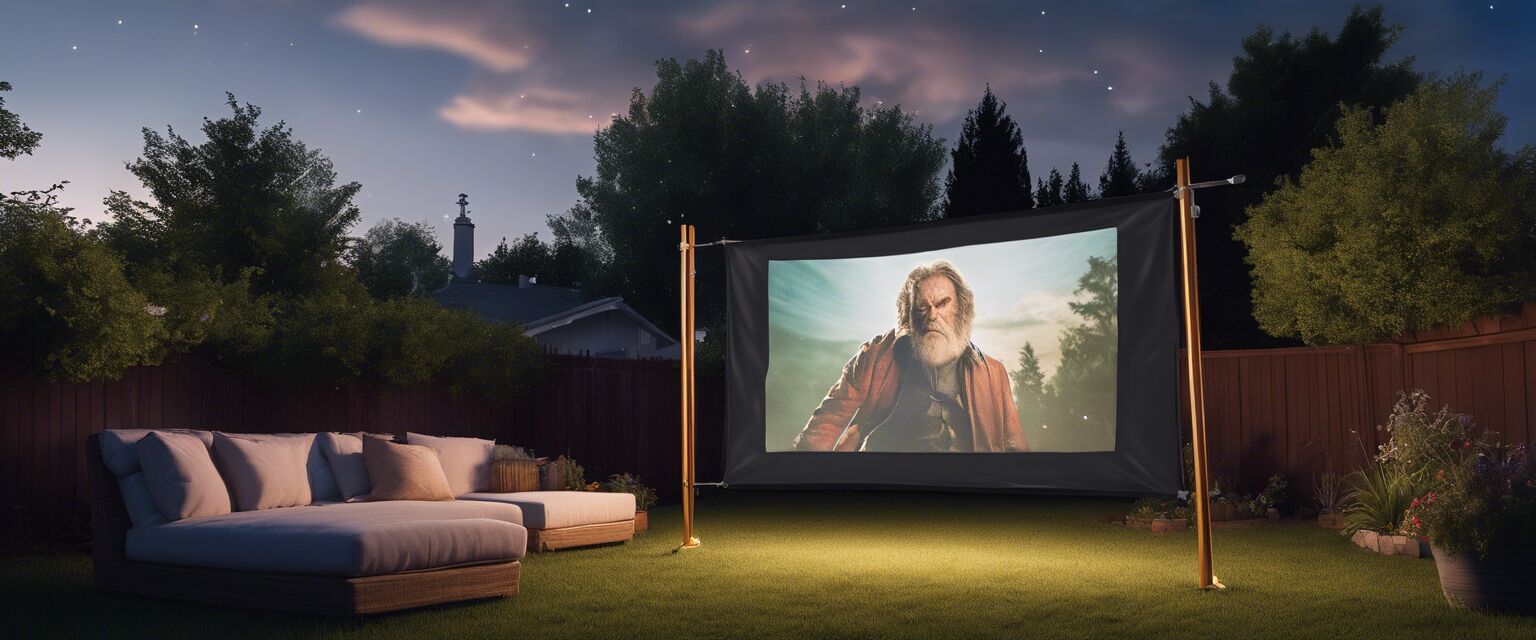 Outdoor projector
