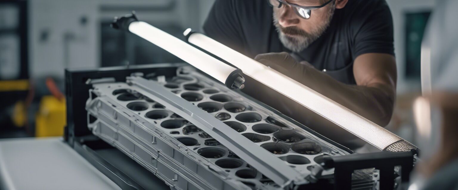 Cleaning projector filter